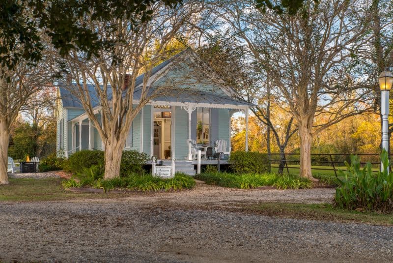Exterior view of the Autumn Cottage