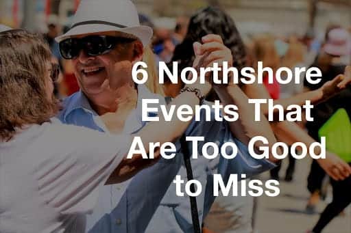 A couple dances joyfully amidst a crowd, promoting six must-attend Northshore events. A couple dances joyfully amidst a crowd, promoting six must-attend Northshore events.