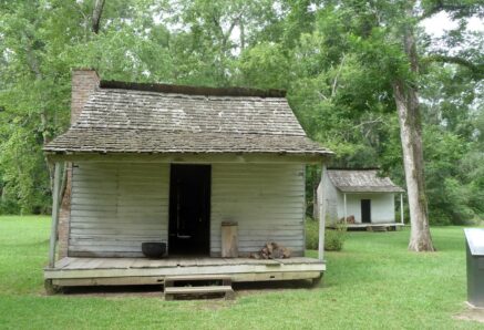 Slave cabin at Oakley Plantation