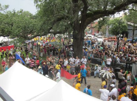 Crowd at Sachmo Superfest in New Orleans